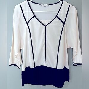 Annie Griffin silk blouse women size XS